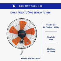 Quạt treo tường Senko TC1886 65W - Bảo Hành 24 Tháng Toàn Quốc