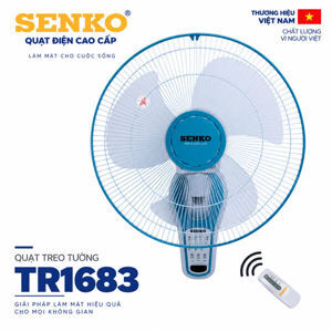 Quạt treo tường Senko TR1683 (TR-1683) - điều khiển từ xa
