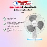 Quạt treo tường Sharp Không có điều kiển PJ-W40MV-LG