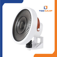 Quạt treo tường thông minh có đèn, quạt lắc đầu USB gió lớn cực êm