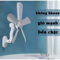 Quạt treo tường và trần, Quạt trần Mini nhà bếp phòng tắm điều chỉnh 360 độ | Mây Beauty