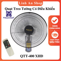 Quạt Treo Tường Vinawind Có Điều Khiển QTT400 - QTT300 - Hàng Chính Hãng Điện Cơ Thống Nhất - Đơn Giản Bền Bỉ