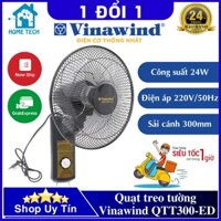 Quạt Treo Tường Vinawind QTT300-EĐ Điện Cơ Thống Nhất sải cánh 300mm - Hàng Chính Hãng
