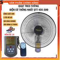 Quạt treo tường Vinawind QTT-400XHĐ (có điều khiển)-Quạt Điện Cơ Thống Nhất êm,bền,đẹp,giá rẻ
