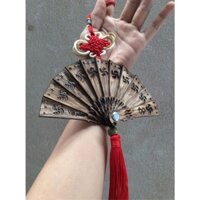 Quạt treo xe oto gỗ trầm