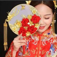 Quạt tròn cổ trang