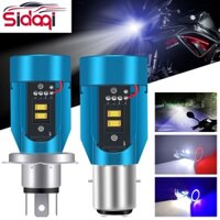 Quạt Trước Xa Gần Ánh Sáng Thiên Thần Mắt Xe Máy Bóng Đèn Pha BA20D LED H4 Đèn Pha Trắng Xanh Đỏ 12V
