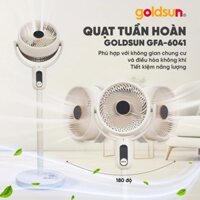 Quạt tuần hoàn không khí Goldsun GFA-6041, quạt điện đứng có điều khiển,phân phối không khí mát đều đặn