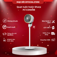 Quạt Tuần hoàn lưu thông không khi Sharp PJ-CD603B, Quạt ion diệt khuẩn, khuyếch tán tinh dầu tạo mùi hương và đuổi muỗi