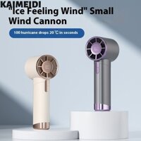 Quạt turbo không lưỡi sạc usb cầm tay KAIMEIDI 100 tốc độ