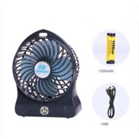 Quạt usb để bàn có pin sạc