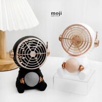 Quạt USB để bàn sạc tích điện Astronaut hug planet có đèn