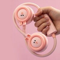 quạt usb mini cầm tay-quạt pin sạc đeo cổ cho học sinh, quạt mini trẻ trung- quà tặng sinh nhật, quà lưu niệm dễ thương