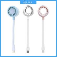 Quạt USB Nhỏ QUU Có Đèn LED 5V1 2A Cho Quạt Làm Mát Máy Tính Điện Di Động