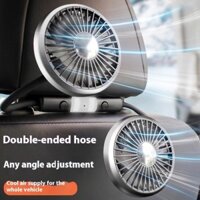 Quạt USB ô tô Quạt ô tô 12V Xe ô tô nhỏ 24V Xe tải lớn Điện lạnh mạnh mẽ Quạt điện usb chuyên dụng cho hàng ghế sau trong ô tô