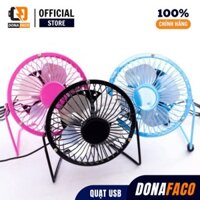 Quạt usb - quạt lồng sắt mini cắm cổng sạc usb gió mạnh nhỏ gọn để bàn học, bàn làm việc