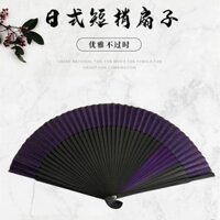 Quạt Vải Hai Mặt 23cm Cầm Tay Bằng Tre Phong Cách Trung Hoa Cổ Điển;Double-sided cloth fan 23cm hand-held bamboo classical Chinese style