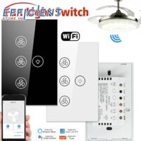 Quạt Wifi Thông Minh Công Tắc Đèn Quạt Trần Bảng Điều Khiển Đèn Tuya Remote Tốc Độ Khác Nhau Điều Chỉnh Bằng Giọng Nói Alexa Google Home Dây Trung Tính Hiệu Quả.store vn