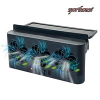 Quạt xả ô tô chạy bằng năng lượng mặt trời Loại bỏ mùi đặc biệt Quạt làm mát tản nhiệt ô tô chạy bằng USB Quạt thông hơi cửa sổ ô tô cho xe cộ [sporthouses.vn]