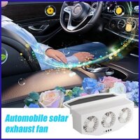 Quạt Xả Ô Tô Năng Lượng Mặt Trời Ô Tô Quạt Xả Cửa Sổ Lỗ Thông Hơi Tản Nhiệt Xe Di Động Máy Lọc Làm Mát Cho Xe Máy Rv robbvn