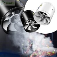 Quạt Xả YUUKII, Quạt Xả Tắt Tiếng Siêu Hút 4 '' 6 '', Thông Gió Không Khí Mạnh Mẽ Ống Đen Trắng Vệ Sinh Trần Nhà Bếp Gia Đình