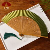 Quạt Xếp Nhỏ Cầm Tay Trung Hoa Cổ Điển Dùng Múa Hán Phục dmo-classical Dành Cho Bạn Nữ - &