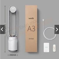 Quạt Xiaomi Keheal A3 Pro12 cấp độ gió, 2 lõi lọc Hepa lọc sâu, tạo ion và tia UV khử khuẩn không khí, hàng NK ful Box
