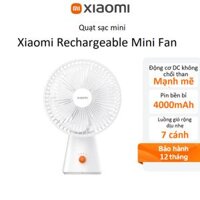 Quạt Xiaomi Rechargeable Mini Fan - Chính hãng Digiworld