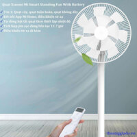 Quạt Xiaomi Smart Standing Fan, quạt tuần hoàn có Pin Tích Điện và điều khiển BPLDS05DM