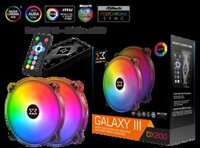 Quạt XIGMATEK GALAXY III DX200 ARGB (EN46089): HUB FAN (PACK x2, CONTROLLER, POWER HUB)