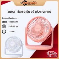 Quạt Yoobao F2 pro chính hãng 10.000mah tích điện lên tới 50h bảo hành 12 tháng