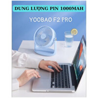 Quạt YOOBAO F2 Pro dung lượng 10000 mAh để bàn