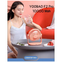 Quạt YOOBAO F2 Pro tích điện để bàn Pin10000 mAh chính hãng