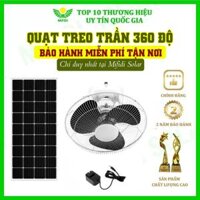 Quạt treo trần năng lượng mặt trời cao cấp Mifidi, Đảo 360 độ, Tích điện hoạt động 6 - 12h, không lo cúp điện, BH VIP tận nhà đến 12 tháng - Chỉ có tại Mifidi Solar