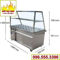 Quầy bán cháo dinh dưỡng, quầy hâm nóng cháo dinh dưỡng, quầy giữ nóng cháo bảo quản nóng thức ăn di động