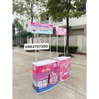 Quầy bán hàng di động, booth sampling, booth bán hàng siêu thị,( quầy ăn thử, quầy cafe take a way)
