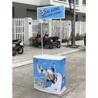 Quầy bán hàng di động, booth bán hàng di động, đặt tại các điểm bán hàng quảng bá sản phẩm, tiếp thị sản phẩm mới (K IN)