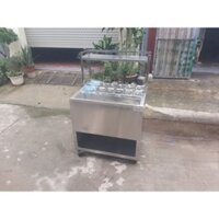 Quầy bán trà sữa di động, Quầy inox có khay topping
