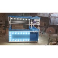 Quầy Bán Trà Sữa Màu Xanh Giá Rẻ