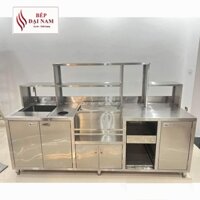 Quầy bán trà sữa, quầy pha chế trà sữa thiết kế theo yêu cầu