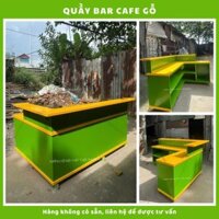 Quầy Bar Cafe Gỗ Sơn Màu Theo Yêu Cầu Hồ Chí Minh, Đông Nai, Long An