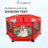 Quây bóng lục giác khung inox vải dù cho bé tặng kèm 5 quả bóng cho bé