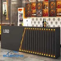 Quầy Cafe Gỗ MDF Giá Rẻ QCF007