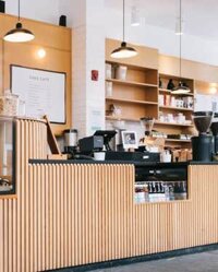 Quầy Cafe Gỗ