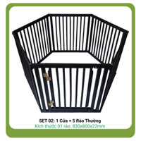 Quây cũi 3D cho bé_ rào chắn_bộ đệm cũi_Thanh chắn giường_Set 02 size L