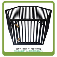 Quây cũi 3D cho bé_ rào chắn_bộ đệm cũi_Thanh chắn giường_Set 01 size L