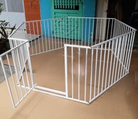 Quây cũi bằng sắt cho bé – Quây cũi 3D sắt – Quây cũi 5D sắt