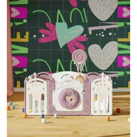 Quây cũi cho bé hàng VIP có giỏ chơi bóng rổ