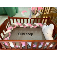 Quây  cũi cho bé kiểu sam tết 3 dây siêu đẹp hàng thiết kế giá rẻ nhất _tặng thêu tên trên gối.
