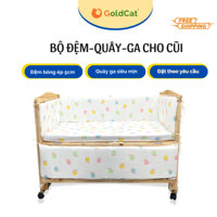 Quây Cũi + Ga Cũi + Đệm cũi cho bé GOLDCAT đủ size, Chất LIệu Mềm Mại, Không Bai Không xù Vải